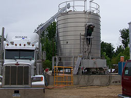 On-site Spiral Silo Construction