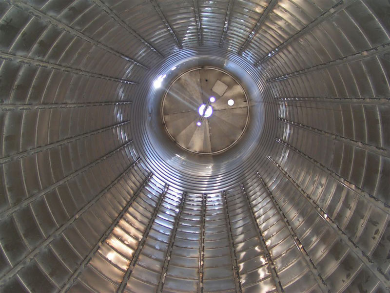 inside silo